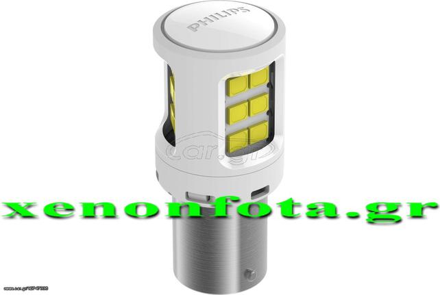 PHILIPS LED P21W BA15S 2 WATT ΨΥΧΡΟ ΛΕΥΚΟ ΦΩΣ 6000Κ ΕΠΙΣΗΜΗΣ ΕΛΛΗΝΙΚΗΣ ΑΝΤΙΠΡΟΣΩΠΕΙΑΣ ΤΙΜΗ ΖΕΥΓΟΥΣ....Sound☆Street....