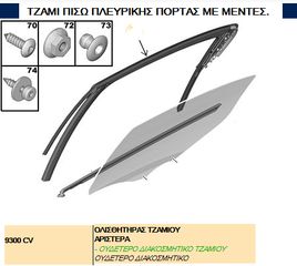 ΓΛΥΣΤΡΑ ΠΑΡΑΘΥΡΟΥ PEUGEOT 508