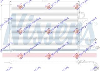 Ψυγείο A/C (Εξωτερικό) FORD MONDEO ( GBP ) Sedan / 4dr 1993 - 1996 ( Mk1 ) 1.6 i 16V  ( L1F  ) (90 hp ) Βενζίνη #055306400