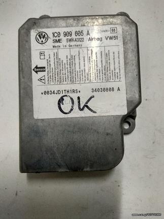 Εγκέφαλος αερόσακου Volkswagen MK4 1C0909605A, 5WK43122, 34030808