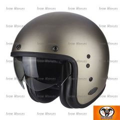 ΚΡΑΝΟΣ-Scorpion Belfast jet helmet solid titan