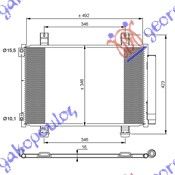 Ψυγείο A/C (Εξωτερικό) SUZUKI SPLASH Hatchback / 5dr 2008 - 2012 ( A5B ) 1.0 (A5B 310)  ( K10B  ) (65 hp ) Βενζίνη #089706400