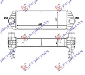 Ψυγείο Intercooler FORD TRANSIT CONNECT TOURNEO MPV / ΠΟΛΥΜΟΡΦΙΚΑ / 5dr 2006 - 2009 1.8 TDCi  ( HCPA,HCPB,P9PA,P9PB,P9PC,P9PD,R3PA,RWPE,RWPF  ) (90 hp ) Πετρέλαιο #098306200