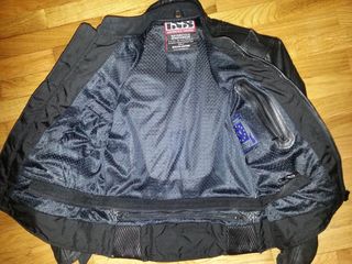 IXS leather moto jacket