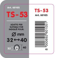 ΑΚΡΟ ΕΞΑΤΜΙΣΗΣ TS-53 Ø32 - 40MM-thumb-2