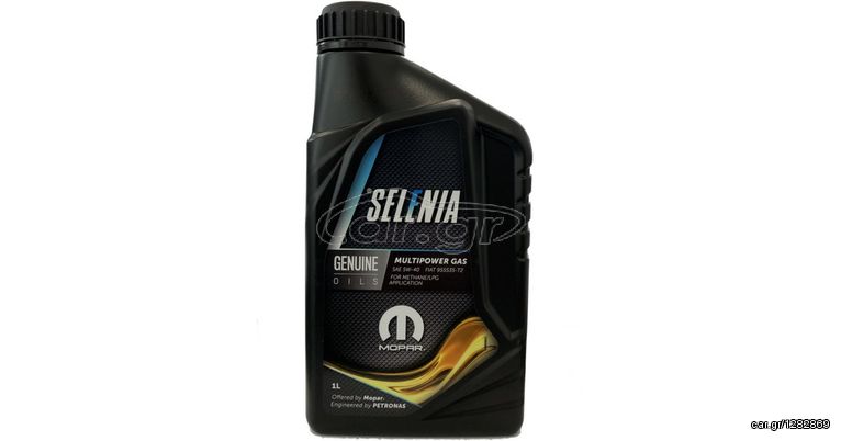 SELENIA 5W/40 GAS P.E ΓΙΑ ΚΙΝΗΤΗΡΕΣ ΥΓΡΑΕΡΙΟΥ-ΒΕΝΖΙΝΗΣ