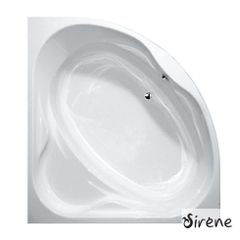 Μπανιέρα Ακρυλική Γωνιακή 120*120 εκ. Sirene Modena MOD120