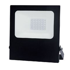 Προβολέας led μαύρος 30W RGBW εναλλαγής χρωμάτων 230V με smd στεγανός IP66
