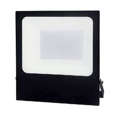 Προβολέας led μαύρος 100W RGBW εναλλαγής χρωμάτων 230V με smd στεγανός IP66