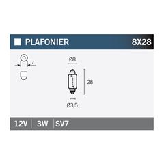 Λαμπα σωληνωτη 12/3 SV7 VICMA - (10570-216)