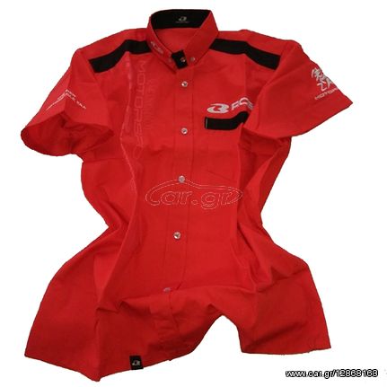 Πουκαμισο RCB (RACING BOY) F1 Uniform κοντομανικο κοκ M - (10010-133)