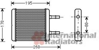 Ψυγείο Καλοριφέρ HYUNDAI GETZ Hatchback / 3dr 2002 - 2005 ( TB ) 1.1  ( G4HD  ) (63 hp ) Βενζίνη #022106500