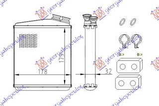 Ψυγείο Καλοριφέρ LANDROVER FREELANDER SUV/ ΕΚΤΟΣ ΔΡΟΜΟΥ / 5dr 2007 - 2011 ( FA ) 2.0 Si4 4x4  ( 204PT  ) (241 hp ) Βενζίνη #053706500