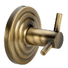 Άγκιστρο Ρετρό Διπλό Μπρονζέ Verdi Brass 3081266