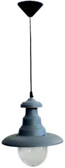 Κρεμαστό φωτιστικό ΠΥΡΟΦΑΝΙ FLP-100K GREY Heronia 26-0046