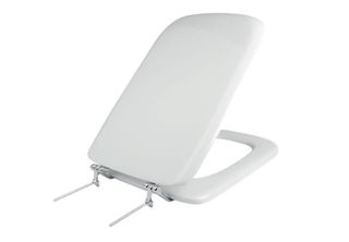 Κάλυμμα Λεκάνης WC Βαρέως Τύπου Conca Λευκό 42,5x34cm Οπές 16cm Μεταλλικά στηρίγματα Elvit 0072