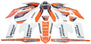 ΛΥΡΗΣ FLU DESIGNS ΣΕΤ ΑΥΤOKOΛΛΗΤΑ PRO TEAM SERIES 3 ΓΙΑ KTM 125-450 EXC 14-16, 51067