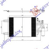 ΨΥΓΕΙΟ A/C (OPC)-1,3-1,7 CDTi (50x36x18)  για OPEL MERIVA 03-10