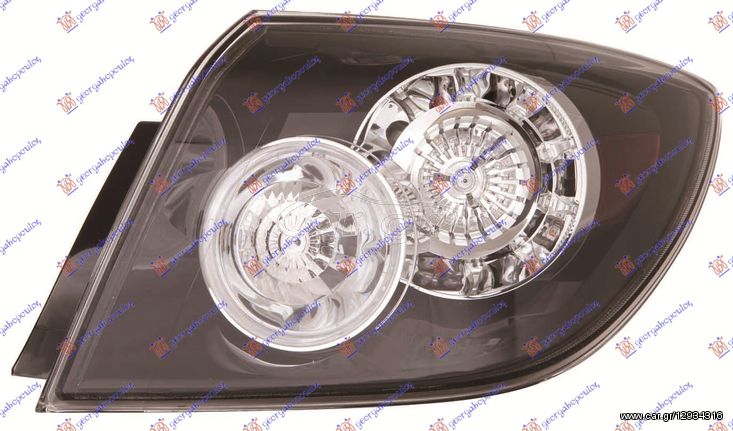 ΦΑΝΟΣ ΠΙΣΩ ΕΞΩ 5Π ΑΣΠΡΟ LED (Ε) ΔΕΞΙΑ ΠΛΕΥΡΑ για MAZDA 3 SDN-H/B (BK) 04-08