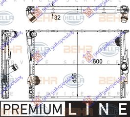 ΨΥΓΕΙΟ ΝΕΡΟΥ ΓΙΑ ΟΛΑ ΒΕΝΖΙΝΗ (ΜΟΝΟ ΑΥΤΟΜΑΤΟ) (600x460x32) 1 ΣΩΛΗΝΑΚΙ (MAHLE BEHR PREMIUM LINE)  για BMW SERIES 3 (E90/91) SDN 05-08