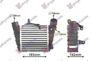 ΨΥΓΕΙΟ INTERCOOLER 1.4 Tdi ΠΕΤΡΕΛΑΙΟ (185x190x65)ΣΦΥΓΚΤΗΡΑ για VW FOX 2005-2011 (5Z1/5Z3/5Z4/5Z5)