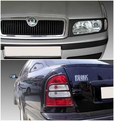 Skoda Octavia 4 Μασκάκια Φανών Μπροστά 