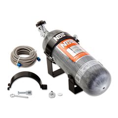 NOS 12 lb 8 oz Carbon Fiber Nitrous Bottle Kit