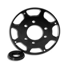 MSD Small Block Chevy Replacement Trigger Wheel, Flying Magnet- Black