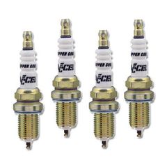 Accel Spark Plug - 14mm Thread - 3/4 in Reach - Heat Range 6 - 4 Pack