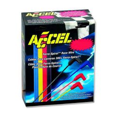 Accel 8mm Thundersport 300+ FerroSpiral Wire for Nissan 240SX 91-98 Red