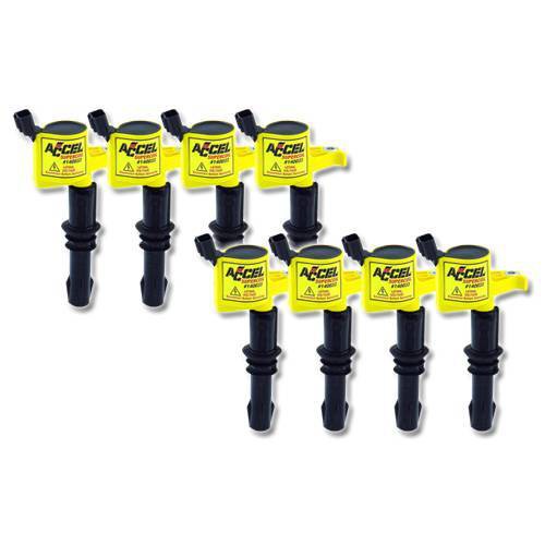 Accel Ignition Coil - SuperCoil - Ford 3 valve modular engine 8 pack