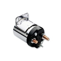 Accel Starter Solenoid in Chrome for Harley Sportster XLH 67-78