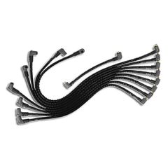 MSD Sleeved Spark Plug Wires for SBC under exhaust, HEI