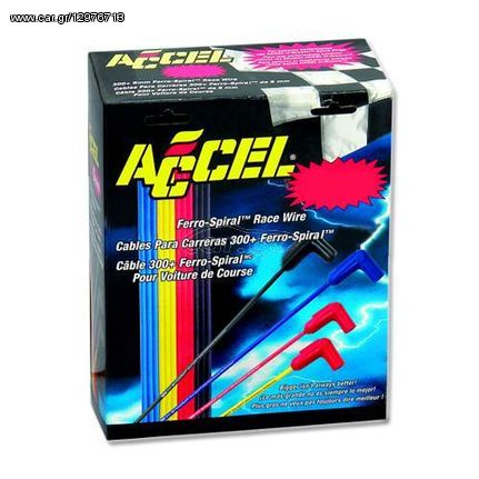 Accel 8mm Thundersport 300+ Ferro-Spiral Wire for Honda Accord 97 Blue