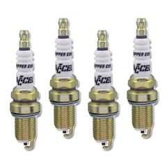 Accel Spark Plug - 14mm Thread - 3/4 in Reach - Hot Heat Range - 4Pack