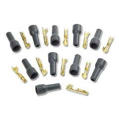 Accel Straight Terminals and Boots for Ignition Coil ( pack of 10)