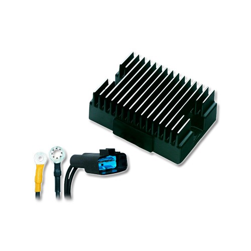 Accel Electronic Voltage Regulator in Black for Softail 2000