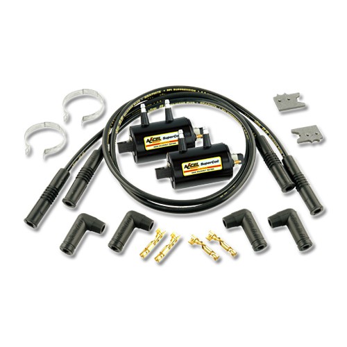 Accel Ignition Coil Kit - Universal Super Coil - 4-Cylinder Inductive