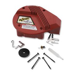 Accel Ignition Coil GM HEI In-Cap Square - Red