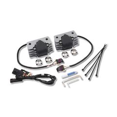 Accel Stealth Black SuperCoil for Sportster Models with Natural Fin