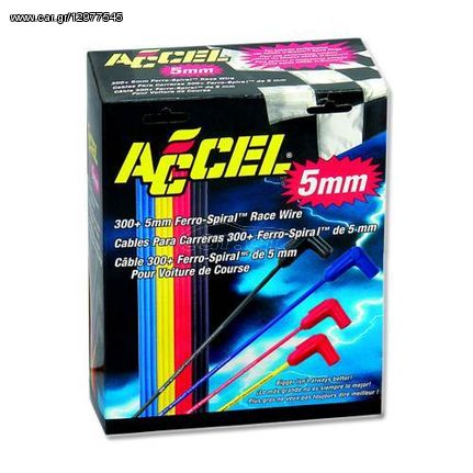 Accel 5mm Thundersport 300+ Ferro-Spiral Black Race Wire