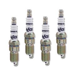 Accel Spark Plug - 14mm Thread - .708 in Reach - Heat Range 6 - 4 Pack