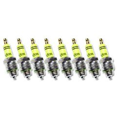 Accel Spark Plug - 14mm Thread - .375 in Reach - Gasket Seat 8 Pack
