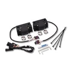 Accel Stealth All Black SuperCoil for Sportster Models Machined Edge