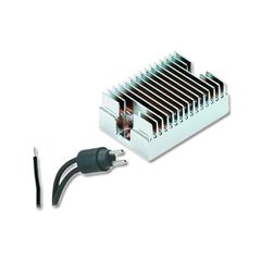 Accel Electronic Voltage Regulator in Chrome for Sportster 91