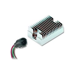 Accel Electronic Voltage Regulator in Chrome for Sportster 82-84