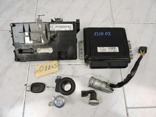 ΣΕΤ ΕΓΚΕΦΑΛΟΥ RENAULT CLIO II 2001-2006 (8200189330)(8200063393--A), (ΧΩΡΙΣ ΔΙΑΚΟΠΤΗΣ ΜΙΖΑΣ+ ΑΦΑΛΟΥΣ)