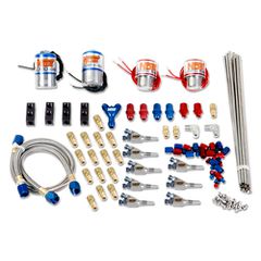 NOS Custom Nitrous Plumbing Kit Pro Fogger w. 13700RNOS Nozzles