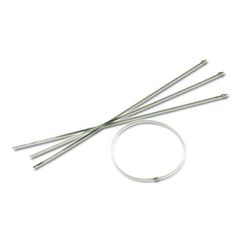 Accel Stainless Steel Thermal Tie Straps 4 pack - Set of 4