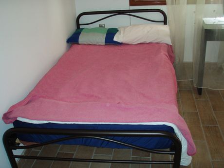 Μεταλλικό Κρεβάτι KAΦΕ ΧΡΩΜΑ ΜΑΣΙF LUX Nan-form ITALY 